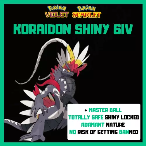 Pokemon Scarlet Purple / Scarlet Purple: Koraidon shiny 6 IV 31