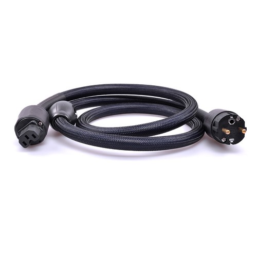 HiViLux 1,5m High-End C13 Câble D'Alimentation / 6N-OCC 3x3, 31mm ² Φ = 15mm - Bild 3 von 5