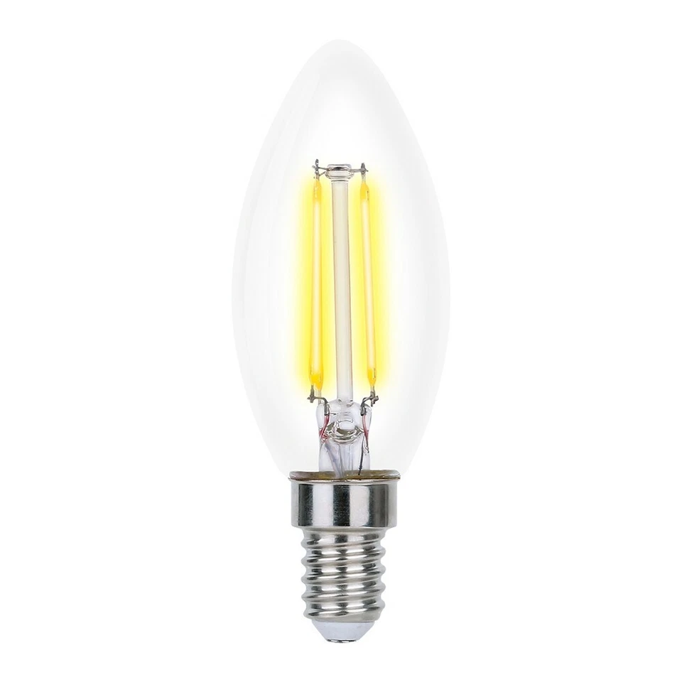 12 X Verbatim LED Filament Candle 4.5W E14 5000K 530lm Clear Dome Dimmable 330° - Image 2 of 2