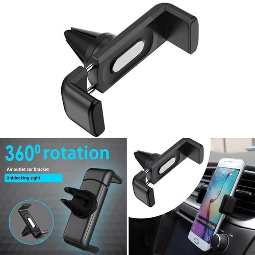 Car Phone Holder Cradle 360 Rotating Universal Air Vent Mount Bracket for Mobile - Picture 4 of 8