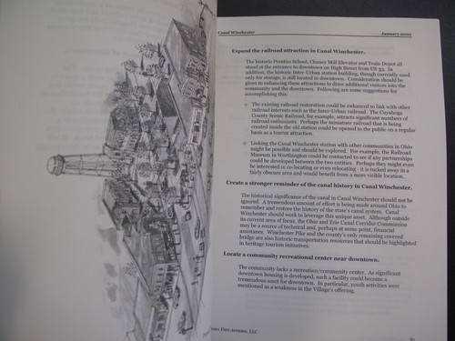 Lot 3 Canal Winchester Ohio Development History 1999-2002 Revitalization Plans - Picture 2 of 13