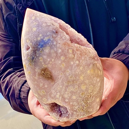 9.39LB Top Natural purple pink crystal mineral quartz repair and healing - 第 5/12 張圖片
