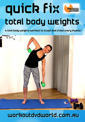 Weights EXERCISE DVD - Barlates Body Blitz QUICK FIX TOTAL BODY WEIGHTS ...
