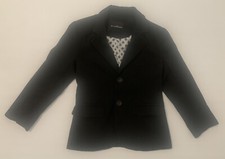 John Richmond Boys Black Suit Blazer Size 6