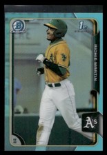 2015 Bowman Draft #117 Richie Martin Chrome Blue Sky Refractors Athletics