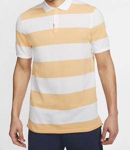 nike striped polo