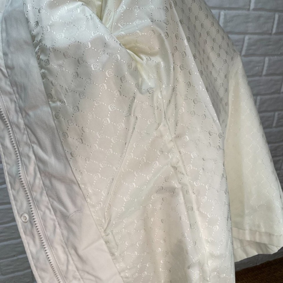 Reaction Cole Jacket Womens Small Off White Spring Car Coat