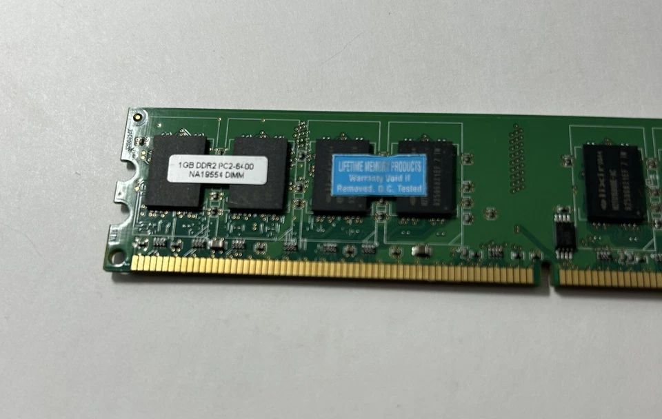 5GB (5-1GB) Lifetime Memory Products DDR2 PC2-6400 NA19554 DIMM - Image 4 of 4