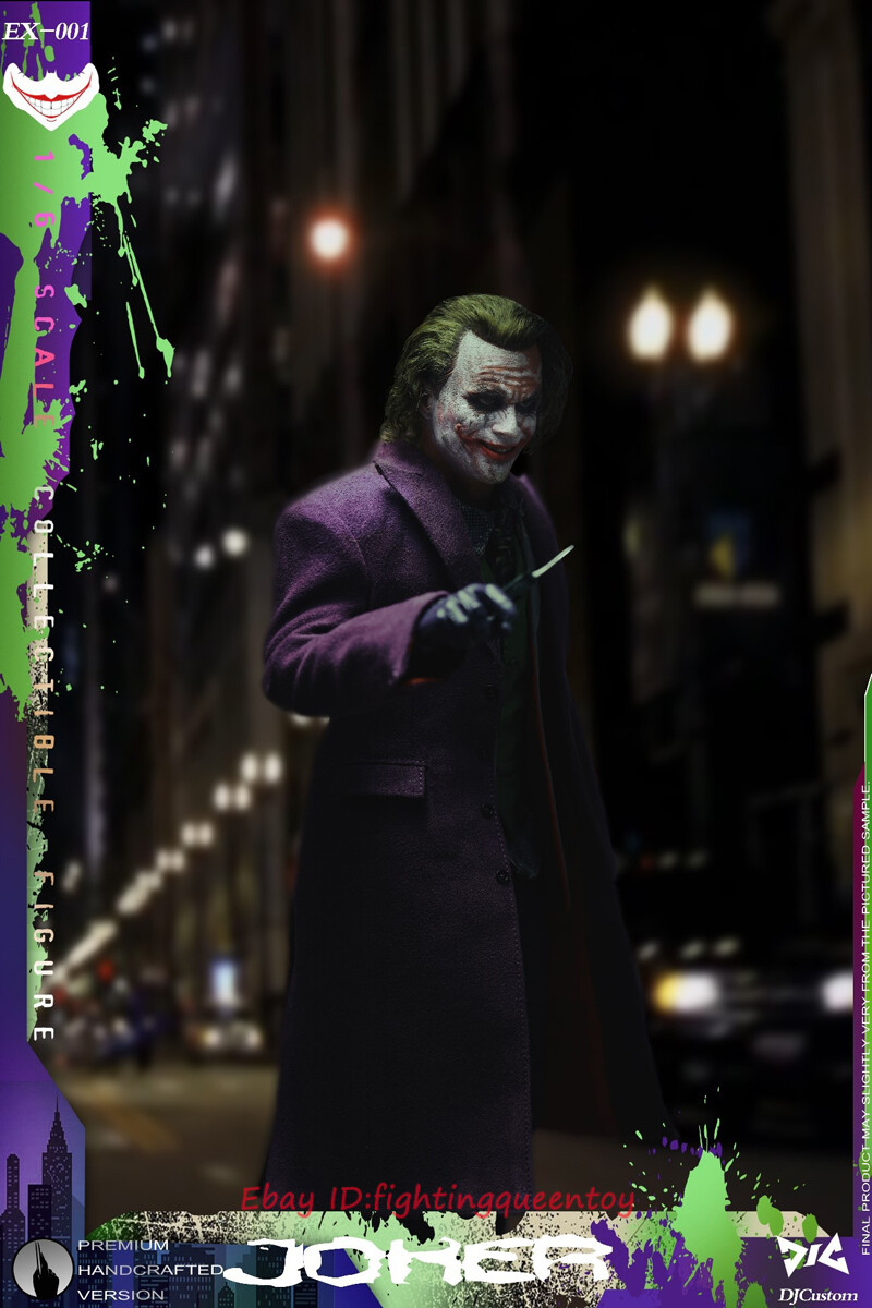 DJ-CUSTOM 1/6 クリミナル ジョーカー EX-001 DJ-CUSTOM EX-001 The Joker Criminal 1/6 Figure Model In