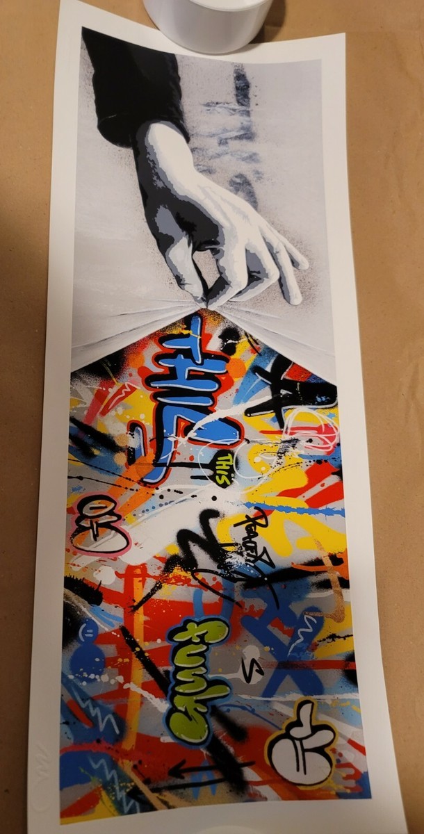 Martin Whatson SNEAK PEEK/THE CRACK 2枚 MARTIN WHATSON SNEAK PEEK,THE CRACK Screen print COA Stamped