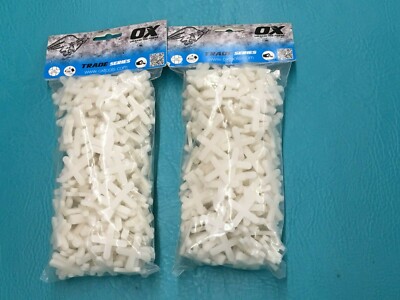 OX Tools OX-T161540 250 - 1/4'' Plastic Tile Spacers Soft Cross Shape 
