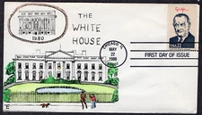 1986 22c President Johnson (2219i) - Thomas Eagan Colored FDC NP21