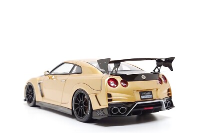 イグニッションモデル 1/18 TOPSECRET  R35 ゴールド Ignition Model 1:18 Top Secret Nissan GT-R (R35) in Gold