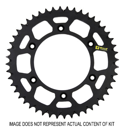 Couronne alu 49 dents Honda CR résistant à la boue pour éviter la casse mécanique