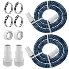 1.5 6ft Pool Filter Pump Hose Kit for Above Ground Swimming Pools Vacuum Ski