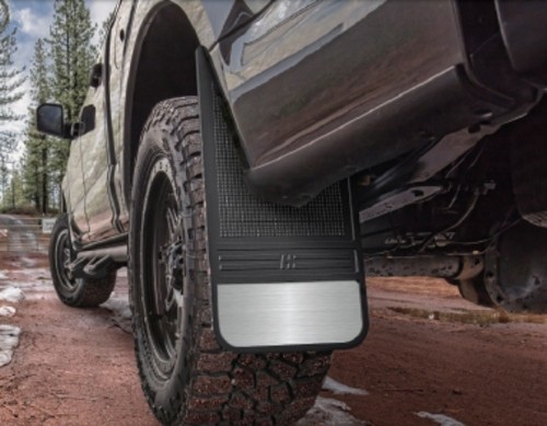 HUSKY MudDog Front Mud Guards Flaps for Ford F150 F250 F350 55001 with SS Weight - Picture 2 of 6
