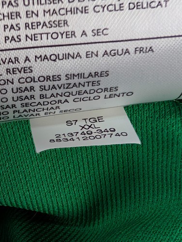 Nike Golf Dri-Fit UV Mock Neck Short Sleeve Golf Shirt Men's XXL Green - Imagen 9 de 9