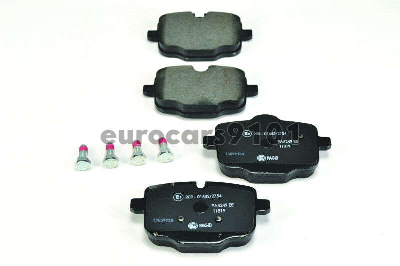 BMW X3 Hella Pagid Rear Disc Brake Pad Set 355014361