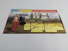 ZOMBICIDE Board Game DAKOTA Character COMPLETE No Box CMON 2013 Barb Wire