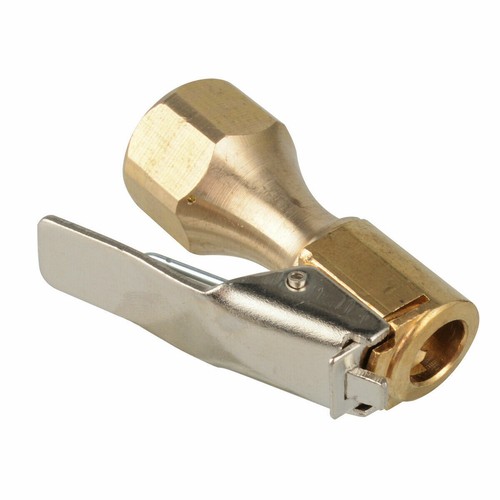 2Pcs Reifen Aufblasbare Gerade Messing Flow Air Chuck Lock-On Clip 1/4" NPT - Bild 5 von 8