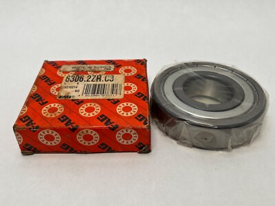FAG 63062ZRC3 Bearing Metal Sealed 30x72x19  mm 6306-2ZR-C3 6306Z 6306ZZ