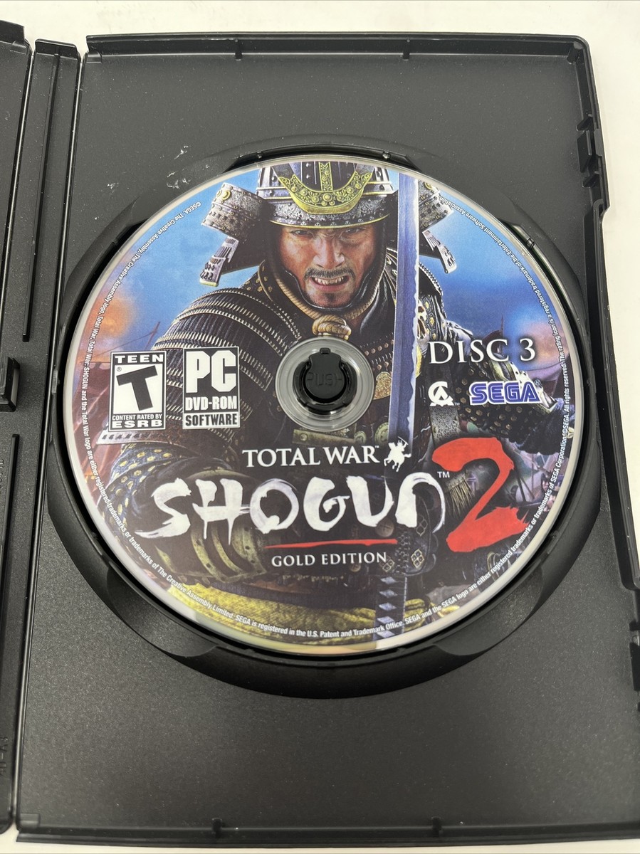 Total War: Shogun 2 Gold Edition Disc 2 And 3 Only. Manual