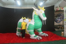 Dragon 2-2.5m Tall PVC Cartoon Inflatable-inflate Blow Toy Pool Party Room Decor