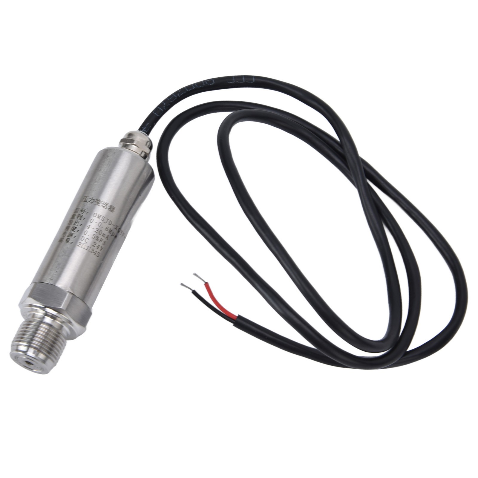 Waterproof Pressure Transmitter Transducer Pressure Sensor 00.6Mpa 24V DC OMSJDX