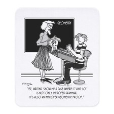 CafePress Geometric Proof Non-slip Rubber Mousepad, Gaming Mouse Pad 963041723 