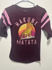 Lion King, Simba "Hakuna Matada" woman's XS slim fit t-shirt