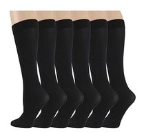 6 PCS Women Opaque Queen Winter Plush Fleece Trouser Socks Daily Wear