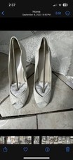 White Lace Peep toe Wedding Pump