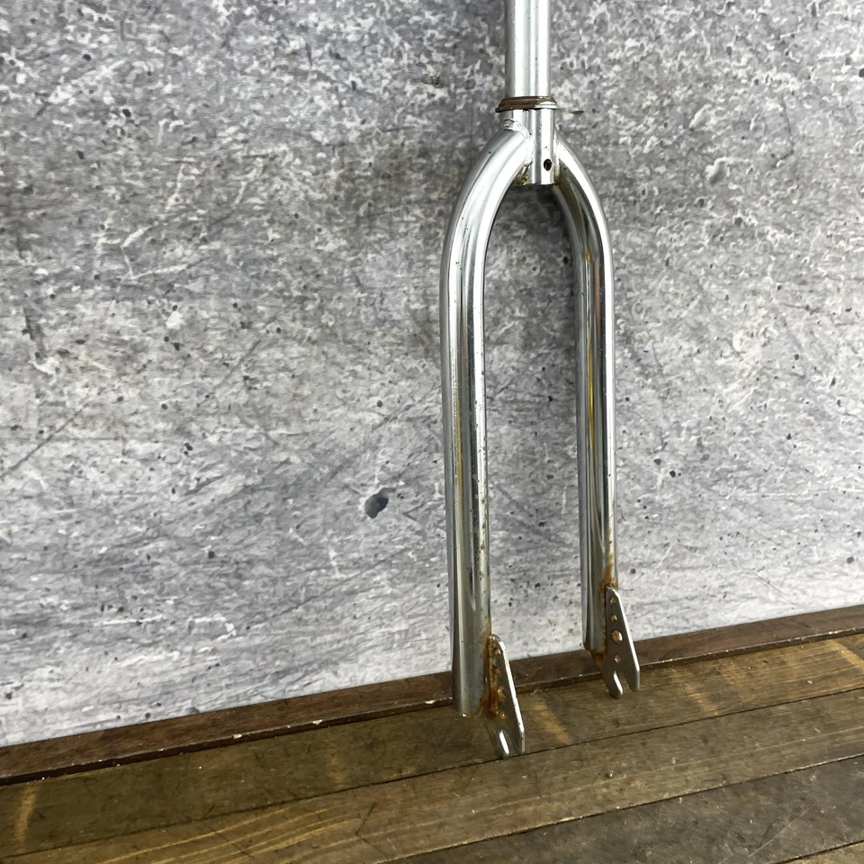 Old School BMX 24 Inch Fork Cruiser Inch Threaded Steel 1980s OG - Image 2 of 4