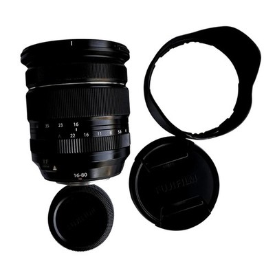 Fujifilm XF16-80mm F4 R OIS WR With Caps and Lens Hood