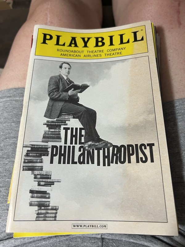 PLAYBILL The Philanthropist Matthew Broderick
