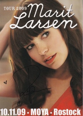 Autograph - Marit Larsen