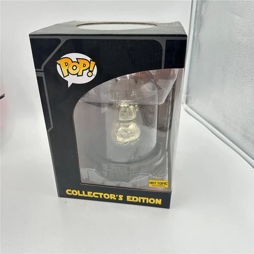 Funko Pop! Star Wars Golden R2-D2 Collector's Edition w dome Hot Topic Exclusive