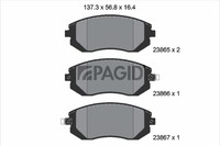 Bremsbelagsatz BremsklöTze FüR Subaru Forester Sh_ SG Sg_ XV _Gp_ Outback