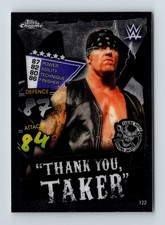 2021 Topps Chrome WWE Slam Attax #122 The Undertaker Thank You Taker
