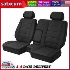 Custom 6040 Split Bench Seat Covers For Toyota Tacoma 1995-2000-black