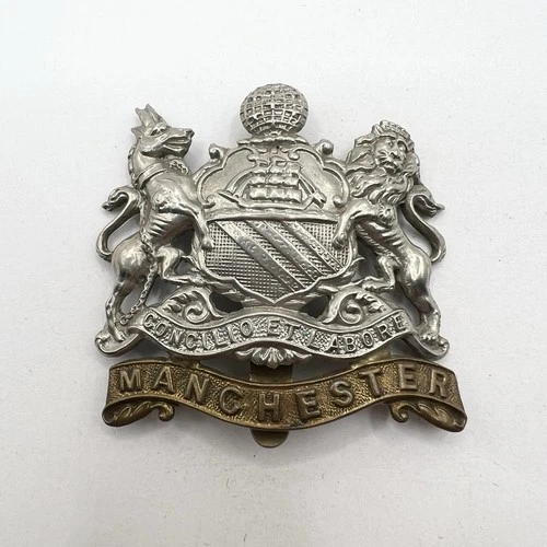 Genuine WW1 Manchester Regiment Cap Badge