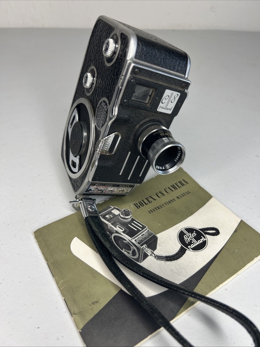 Caméra Paillard Bolex C8 - Vintage 8mm - Fonctionnelle, Belle Patine