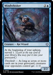 Mindwhisker Foil Bloomburrow #60/398 Uncommon MTG