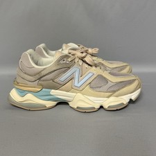 New Balance 9060 Ivory Cream Pink Sand Men  s 8 Women  s 9.5 Excellent Cleaned