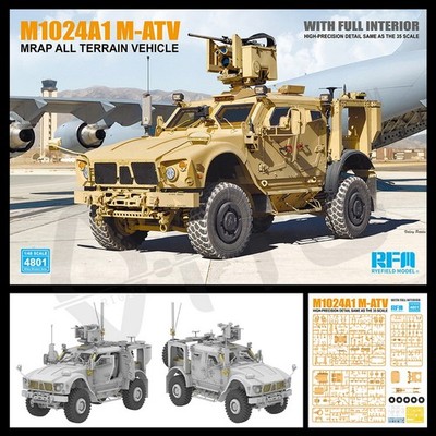 RYEFIELD RM4801 1/48 M1024A1 M-ATV WITH FULL INTERIOR HIGH-PRECISION DETAIL