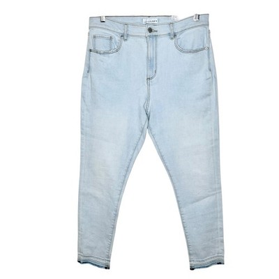 Loft The Skinny High Rise Jeans Womens Size 31/12 Petite Light Wash Stretch