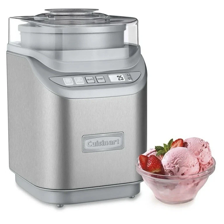 Cuisinart Cool Creations Electronic Ice Cream Maker - Brushed Metal- ICE-70
Opens in a new window or