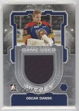 2012 ITG Between the Pipes Game-Used Jersey Silver /140 Oscar Dansk #M-17 0p9p