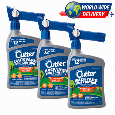 Cutter Backyard Bug Control Concentrate 32 oz 3 Pack Mosquito Spray