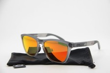 NEW OAKLEY OO9284-0155 FROGSKINS GREY PRIZM MIRRORED AUTHENTIC SUNGLASSES 55-17